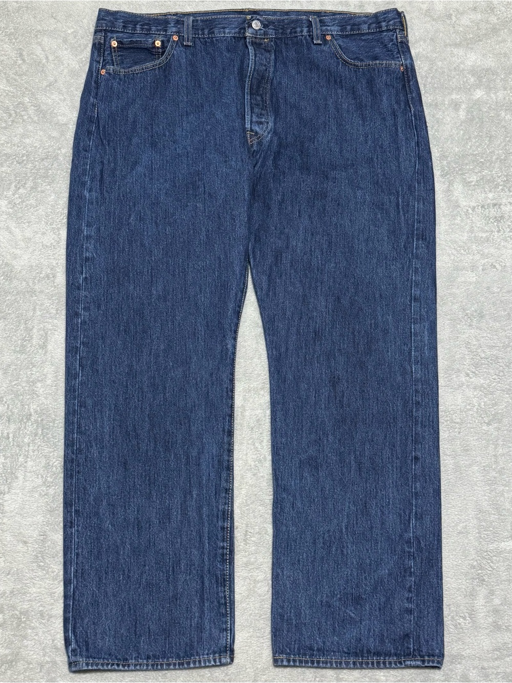 Levi’s 501 Original Fit Button Fly Jeans Men’s 44x32 Dark Wash Casual Big Tall